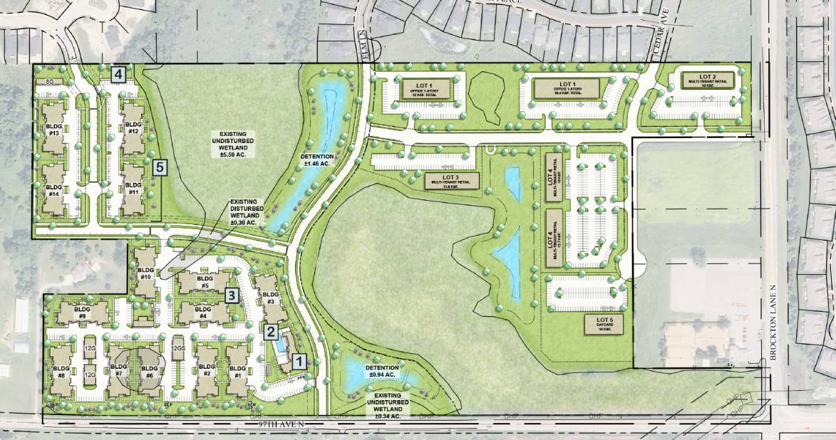 Springs at Corcoran Site Layout